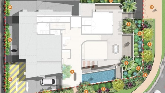 Artist impressions of the proposed unit complex at 11 Muraban St, Mooloolaba. Photo: Sprout Architects