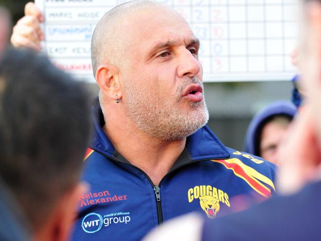 East Keilor EDFL coach Pat Christofi. Picture: Jamie Morey