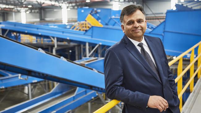 Cleanaway chief executive Vik Bansal. Source: Supplied