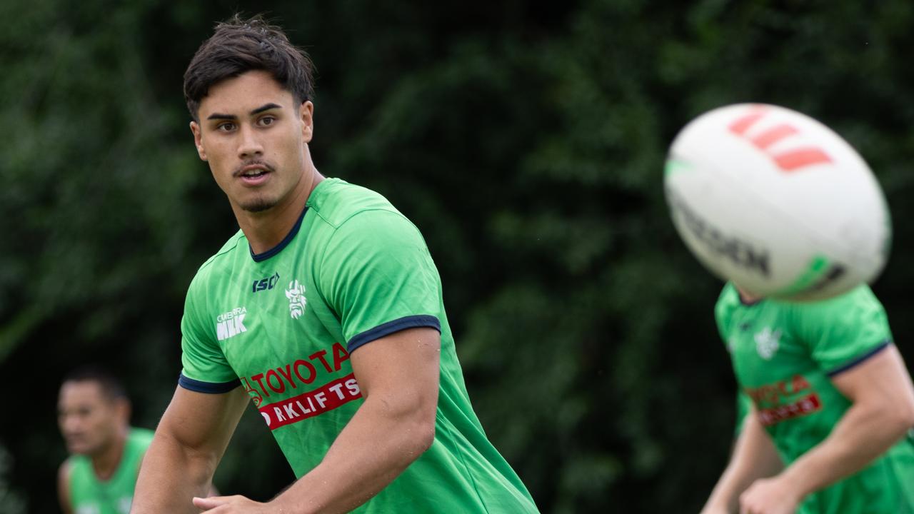 Canberra Raiders young gun Kaeo Weekes. Picture: Supplied/Canberra Raiders