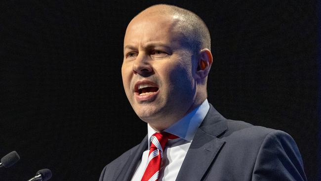 Josh Frydenberg says the government is committed to fully funding the NDIS but acknowledges the cost has risen ‘dramatically’. Picture: David Geraghty