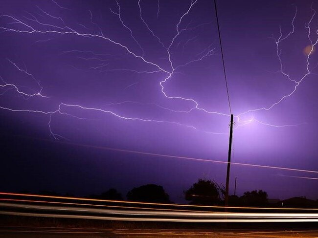 A cracking lightning shot during a thunderstorm over Proserpine last week.