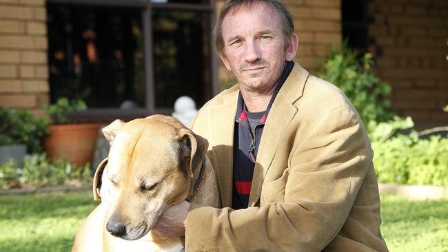 Justin Pearce, a homeowner at Clovelly Park in the contamination area. Picture: Bianca De Marchi