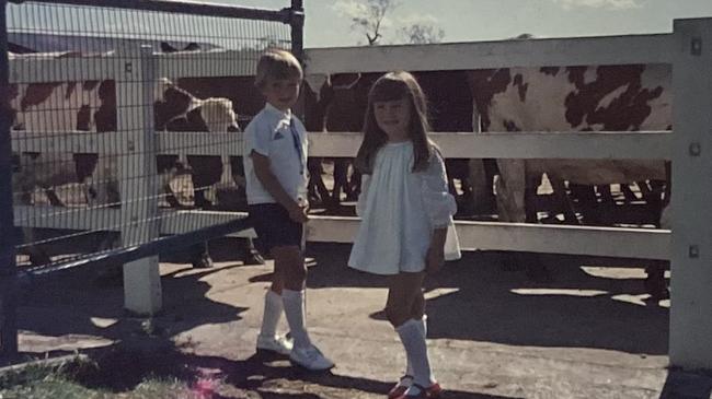 Nikki and her brother at Menangle