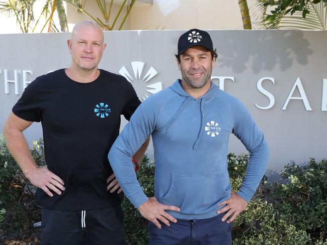 Former Gold Coast Suns assistant coaches Matt Kennedy and Dean Solomon are starting a new gym over the border at Kingscliff called "The Gym at Salt". Picture Glenn Hampson