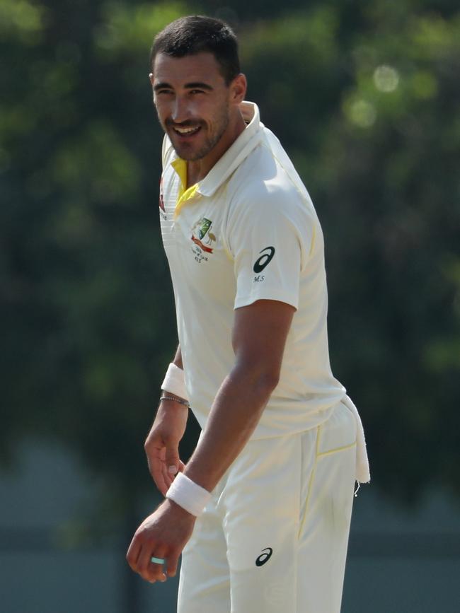 Mitchell Starc will lead the Australian pace attack in Dubai. Picture: Getty Images