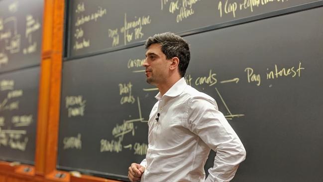 Afterpay’s Nick Molnar at Harvard in April.