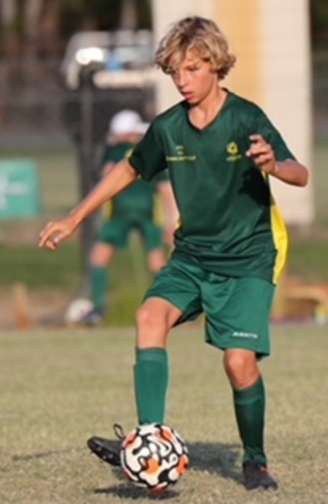 Noosa Lions U14s division one player Noah Dowling in action. Picture: Craig and Anne Clifford.