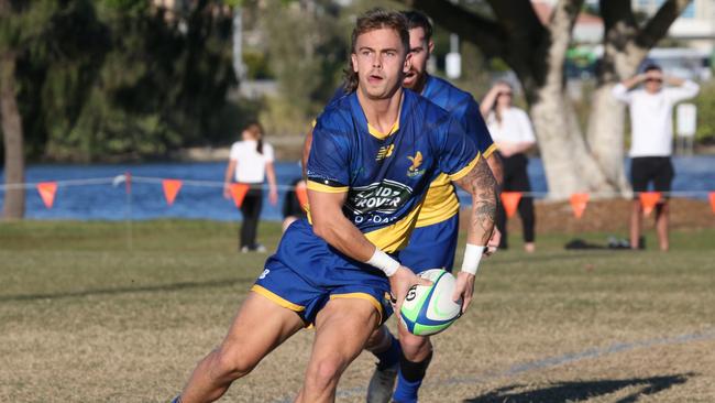 Caleb Saunders in action for the Eagles. Pic Mike Batterham