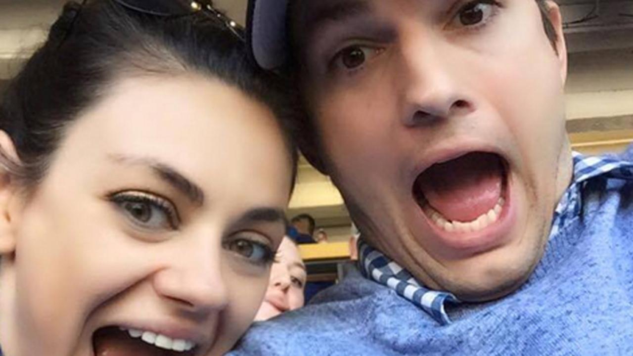 Kunis and Kutcher prefer to give to charity. Picture: Facebook