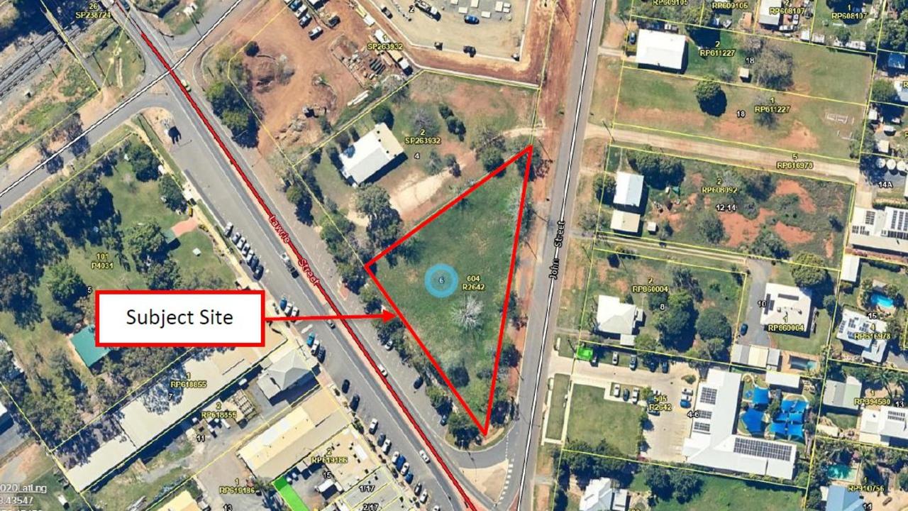 The site is on the corner of Lawrie and John Street in Gracemere.