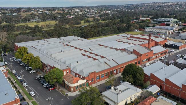 Developer Cam Hamilton has new designs for this Newtown mill where previous plans were approved for more than apartments. Picture: Alan Barber