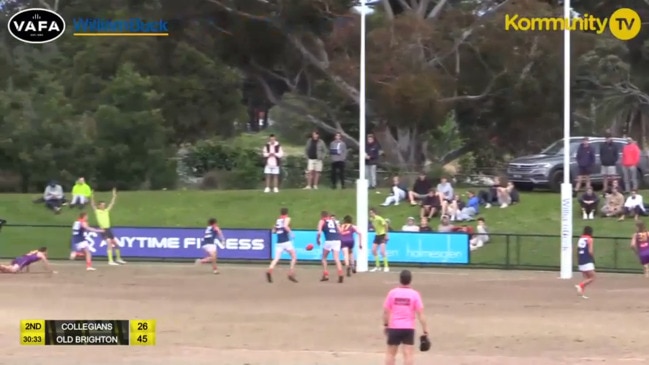 Replay: VAFA Premier Men's preliminary final - Collegians vs Old Brighton