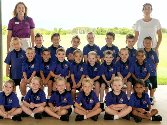 St Brendans Catholic Primary School Prep C Teacher: Mrs Kristy Cundell, Learning Support Officer: Mrs Marion Ballis Back Row: Oliver Mochrie, Kash Chidley, Alice Da Pra, Grayson Wade, Brooklyn Pritchard, Kai Bettridge, Jack Chegwidden, River Irelandes Middle Row: Armani Shaw, Mason Schembri, Chase Bullock, Mia Greyvensteyn, Kensley Batt, Ashton Veivers, Izabella Rose, Anayah Wailu Front Row: Arabella Martin, Makenah Ward, Lacey Davis, Carson Apelt, Amity Brown, Atarah Wailu Picture: Michaela Harlow