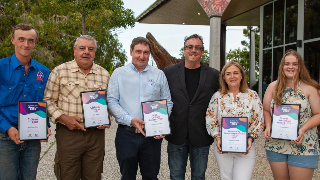 Glen Miller wins Fraser Coast Citizen of the Year 2025