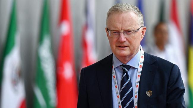 The minutes concluded the final meeting chaired by the now former governor of the RBA, Philip Lowe. Picture: AFP