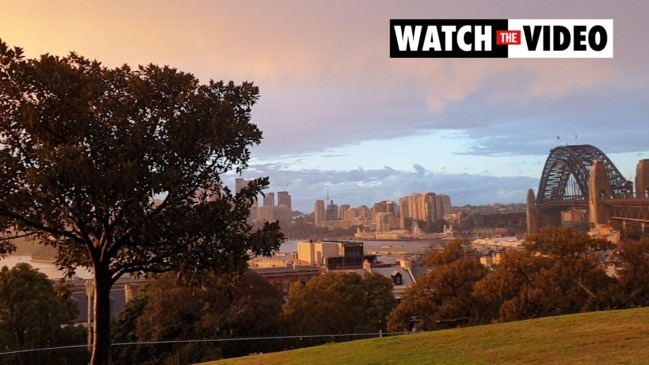 Sydney: Incredible winter sunset storm