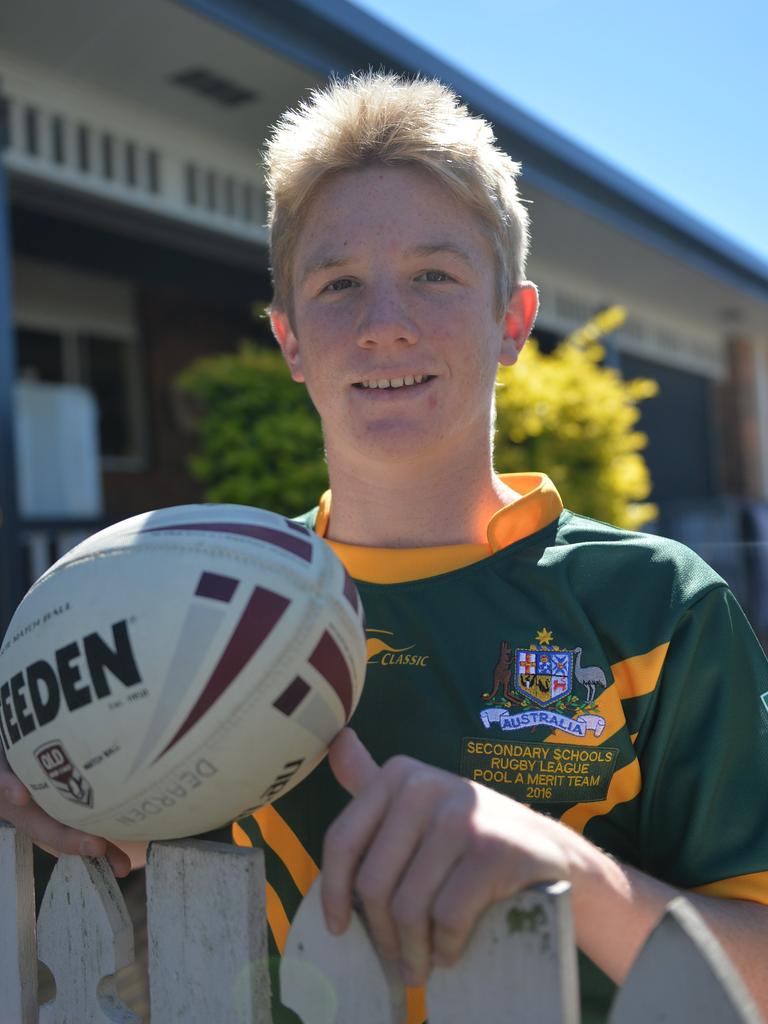 Dearden after making the Australian under-15 Schoolboys team.