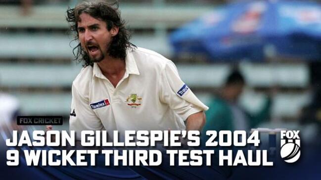 Jason Gillespie’s nine wicket India triumph