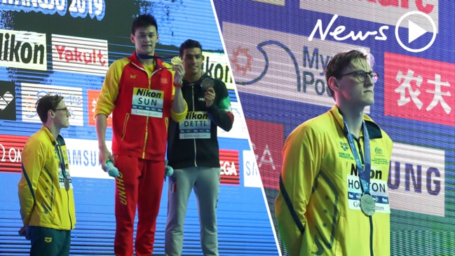 Mack Horton refuses to stand alongside convicted doper Sun Yang