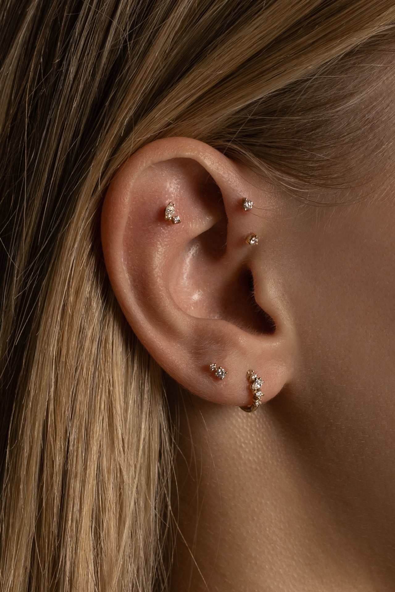 Multiple 2024 ear piercings