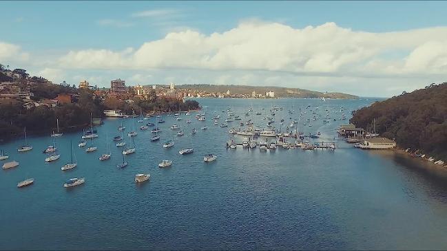 Drone footage of the northern beaches Credit: magiccloud_