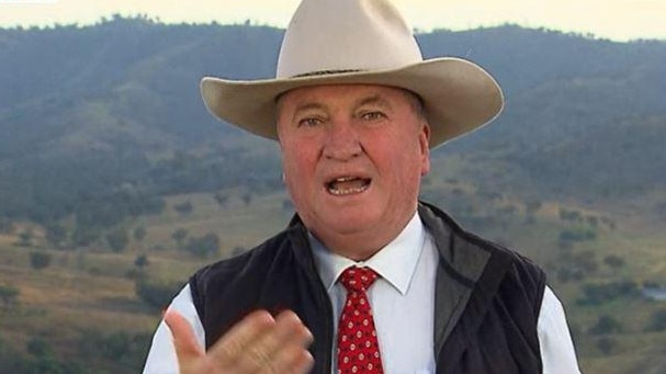 Former Nationals leader Barnaby Joyce claims in past referendums a cross was an acceptable way to register a No vote. Picture: Sunrise