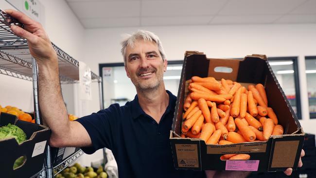 Former Collingwood and Sydney Swans footballer Andrew Schauble has begun a new role as CEO of the Geelong Food Relief Centre. Picture: Alan Barber