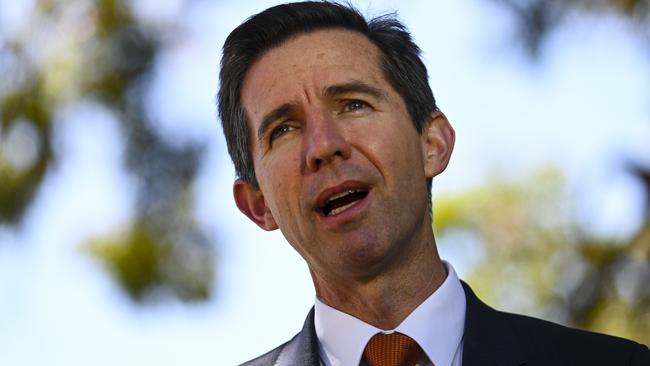 Federal Trade Minister Simon Birmingham. Picture: AAP