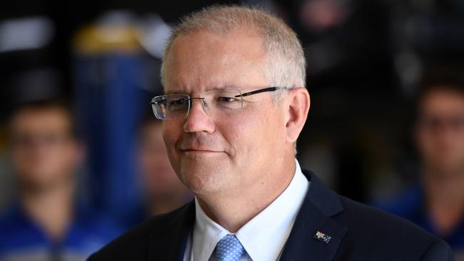 If he wants to win the election, the Prime Minister needs to drop his ‘fair dinkum’ act and be himself. Picture: AAP/Joel Carrett