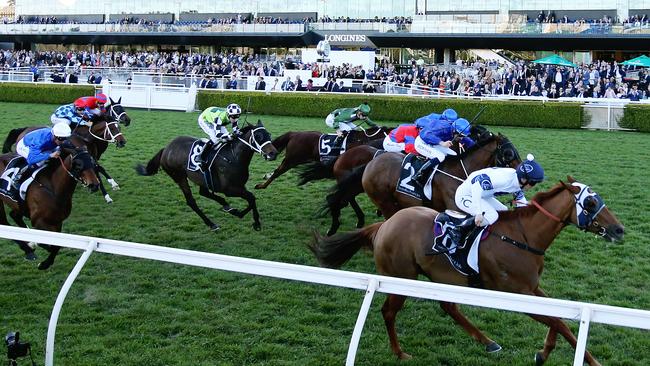 Samadoubt caused a boilover in the Winx Stakes. Picture: Getty Images