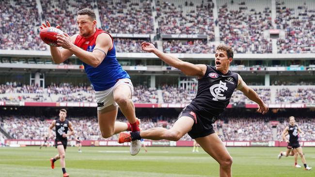 Steven May had perhaps his best game as a Demon. Picture: Getty Images