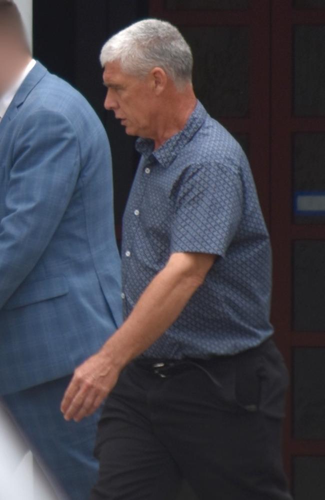 Toowoomba man Ashley Scott Florance leaving the Toowoomba courthouse in November 2024 after pleading guilty to masturbating in public.