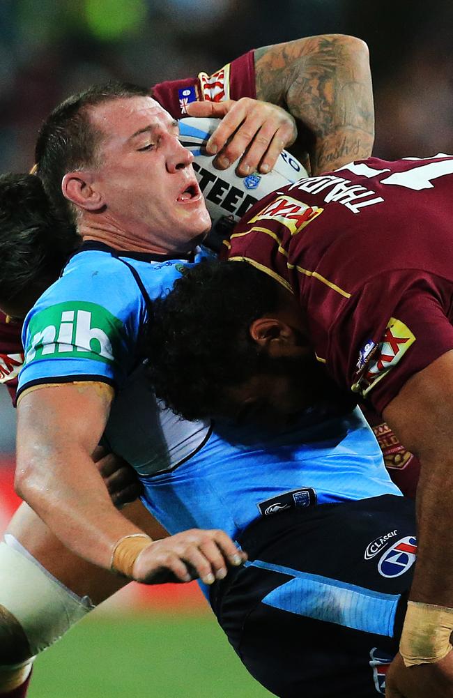 Paul Gallen lost a record 15 of 24 Origin games. Picture: Mark Evans