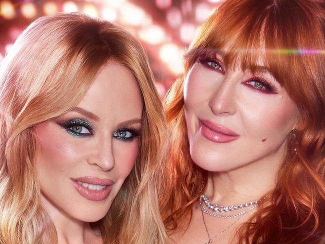 Kylie Minogue and Charlotte Tilbury. Picture: Instagram