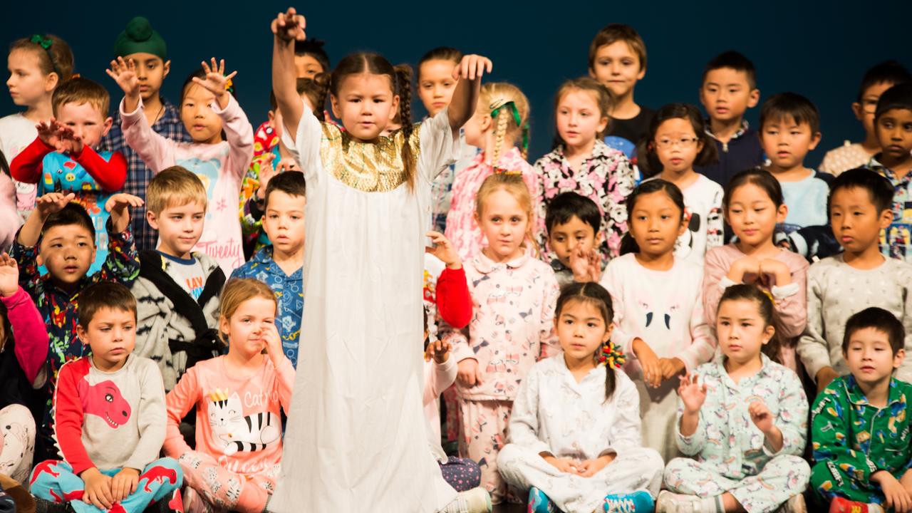 A.B. Patterson College Year 1 Choir at the Gold Coast Eisteddfod. Picture: Pru Wilson Photography.