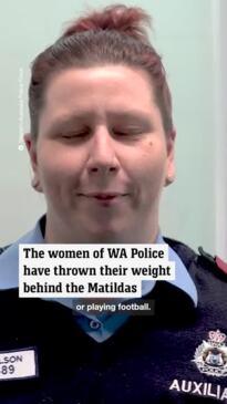 Top cops back the Matildas