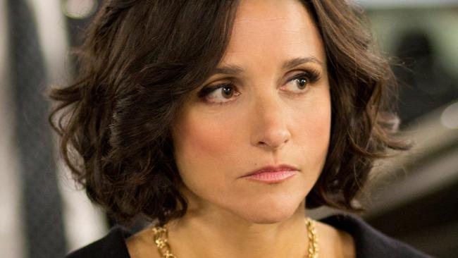 Julia Louis-Dreyfus plays the vice-president in Veep.