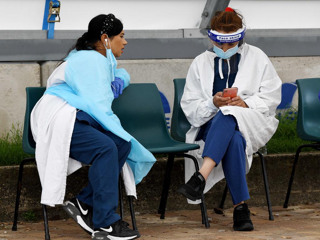 Many nurses have been left feeling burnt out and underappreciated due to the pandemic. Picture: NCA NewsWire/Bianca De Marchi