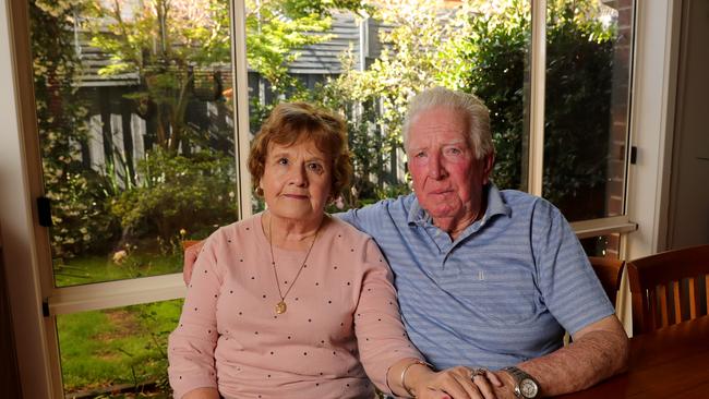 Chisholm Liberal party members Rosemary and Kevin Pendlebury spent long days campaigning for Julia Banks. Picture: Stuart McEvoy