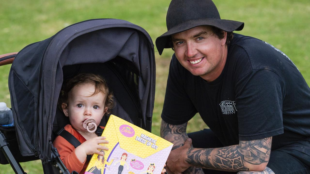 Nayvie Gillespie and Dion Gillespie at the 2022 Toowoomba Royal Show, Friday, March 25, 2022. Picture: Kevin Farmer