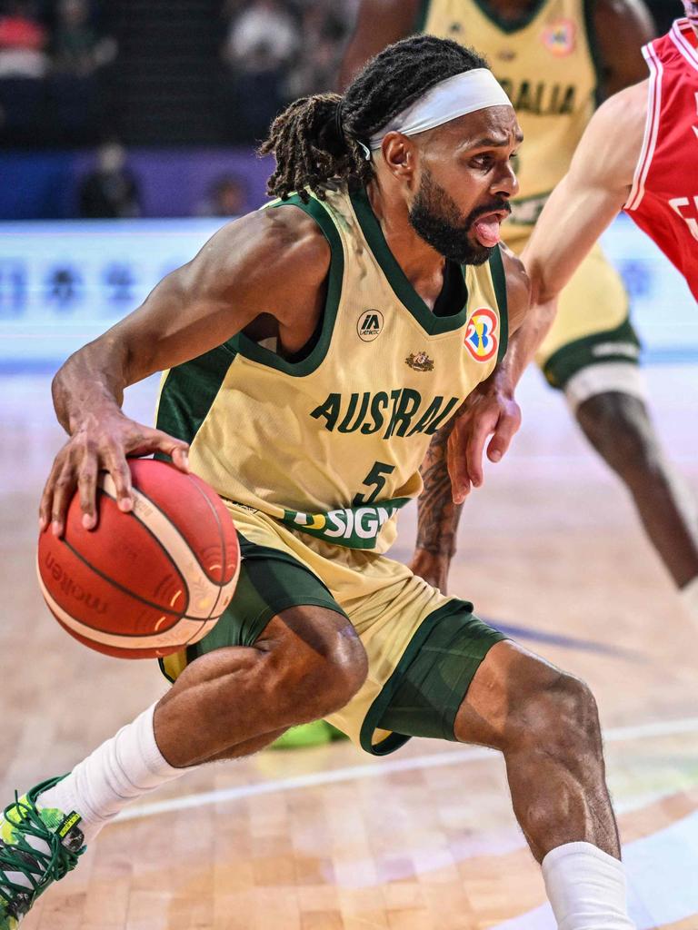 Patty Mills’ continues to be a focal point of the Aussies offence. Picture: AFP)