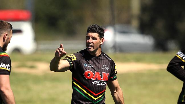 Trent Barrett worked his magic as an assistant at the Panthers. Picture: Phil Hillyard