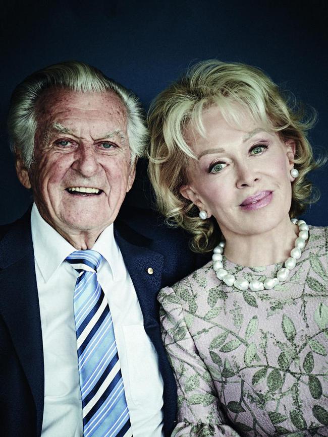 Bob Hawke and Blanche d’Alpuget. Picture: Harold David