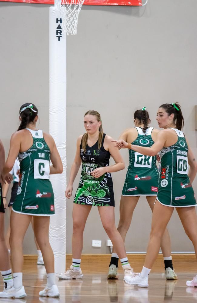 Darling Downs Panthers vs Ipswich Jets. Ruby Series Netball, May 10, 2025