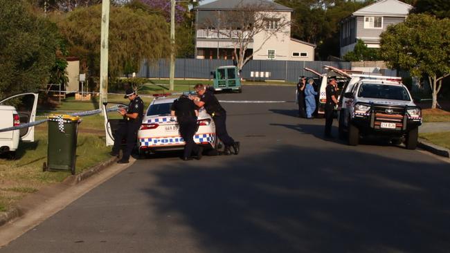 Police have declared a crime scene after a man was found unresponsive at a Cannon Hill home. Picture: David Clark