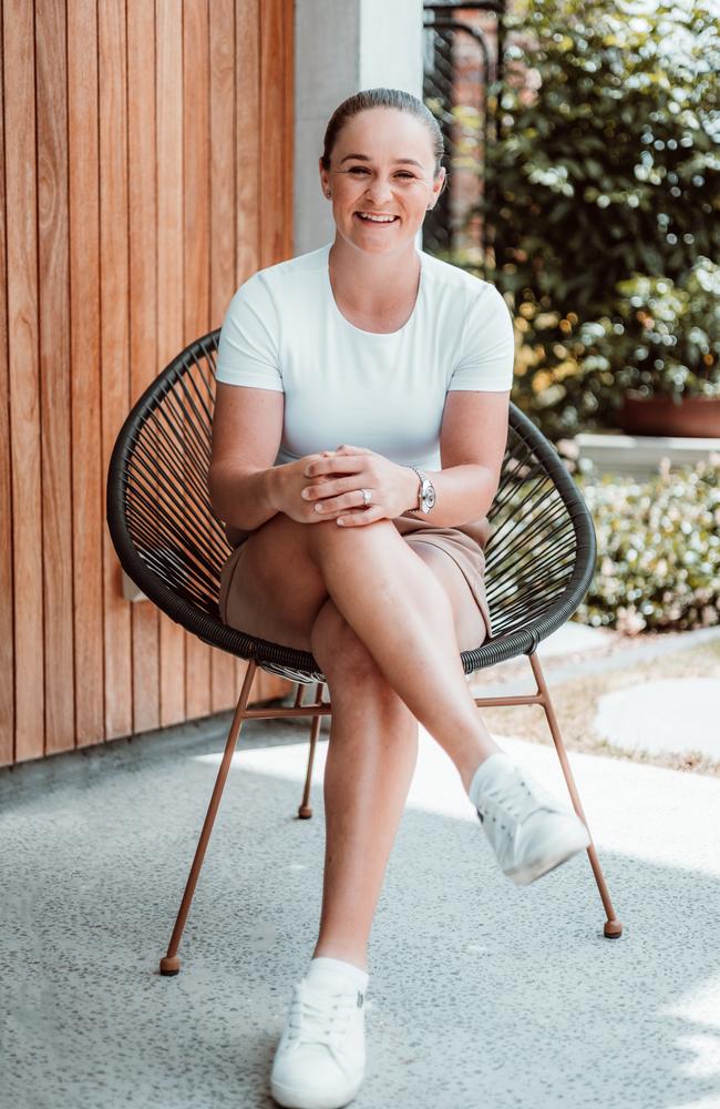 Ash Barty opens up on life as a mum. Picture: Nic Morley