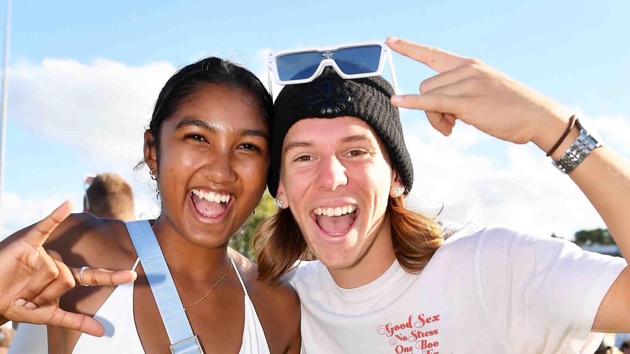 Teresa Anthony and Harrison Weil at Groovin the Moo, Sunshine Coast 2023. Picture: Patrick Woods.