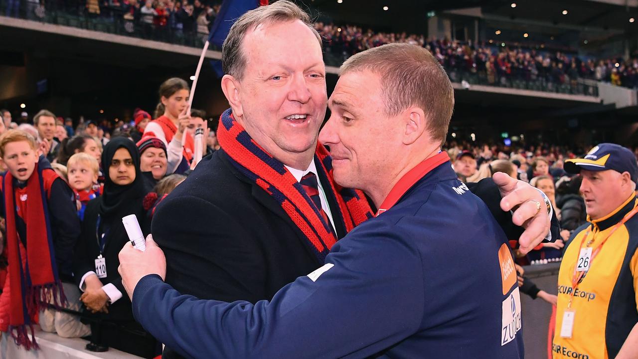 Melbourne chiefs started “scenario planning” for the possible sacking of Simon Goodwin. Picture: Getty Images