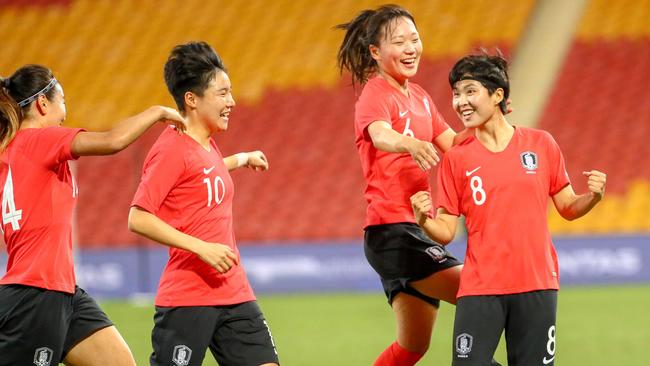 South Korea could join forces with North Korea to bid for the 2023 Women’s World Cup. Picture: AFP